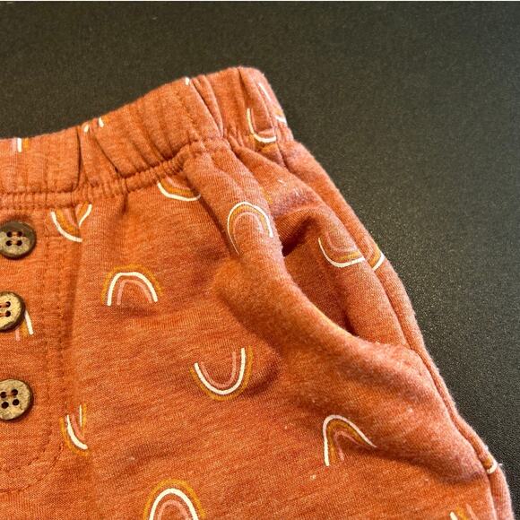 Jessica Simpson Two-Piece Set Rainbow Set, Orange/Neutral, Toddler Girl Size 2T - Picture 6 of 7